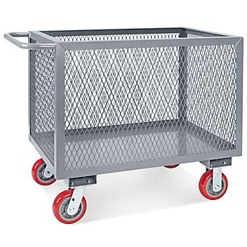 steel mesh box truck|uline 48x30 box truck.